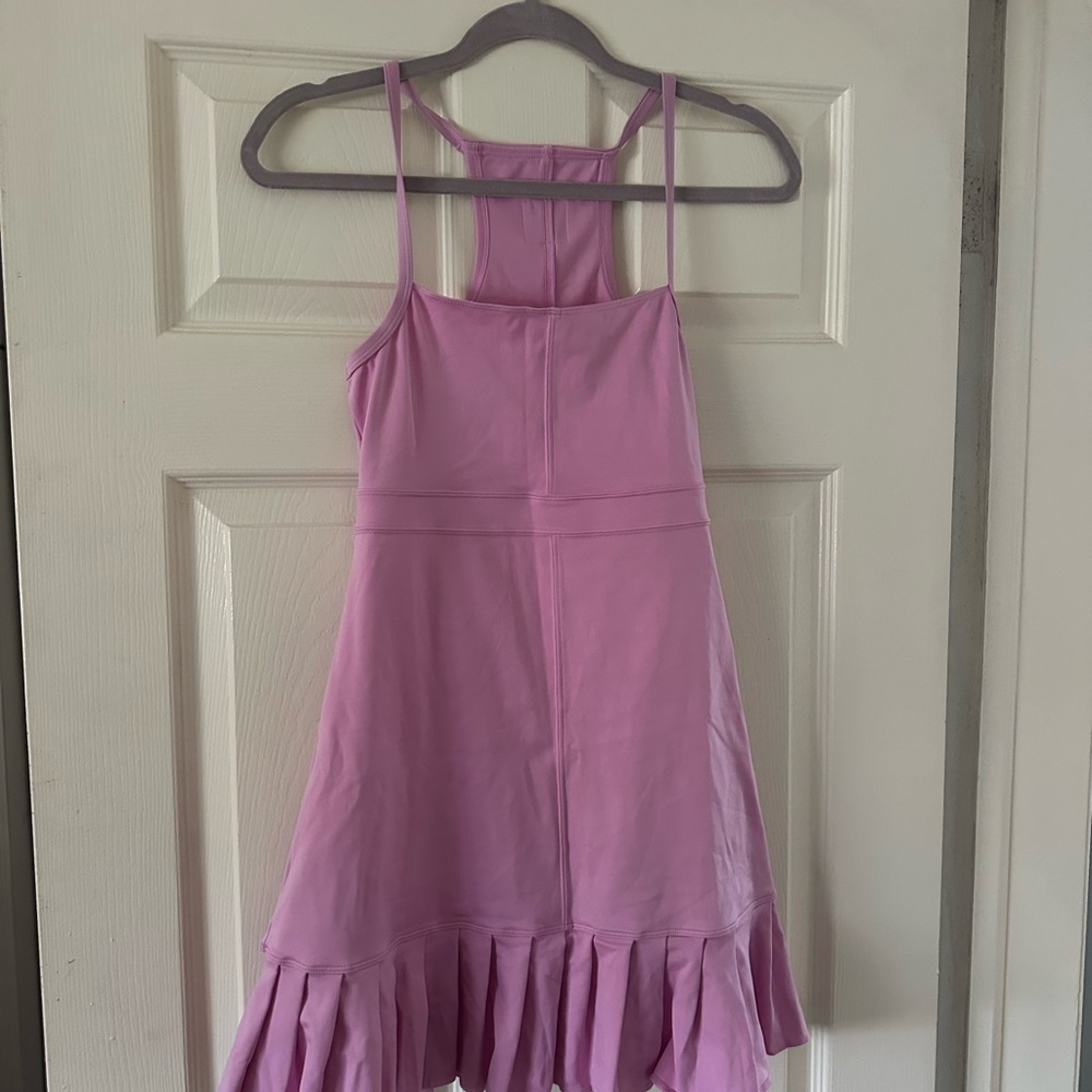 Frankie's Bikinis Pink Ruffle Kids Dress